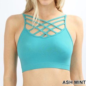 Ash Mint Strappy Bralette *ALL ITEMS ARE NEW, FROM MY CLOSED BOUTIQUE* #8660